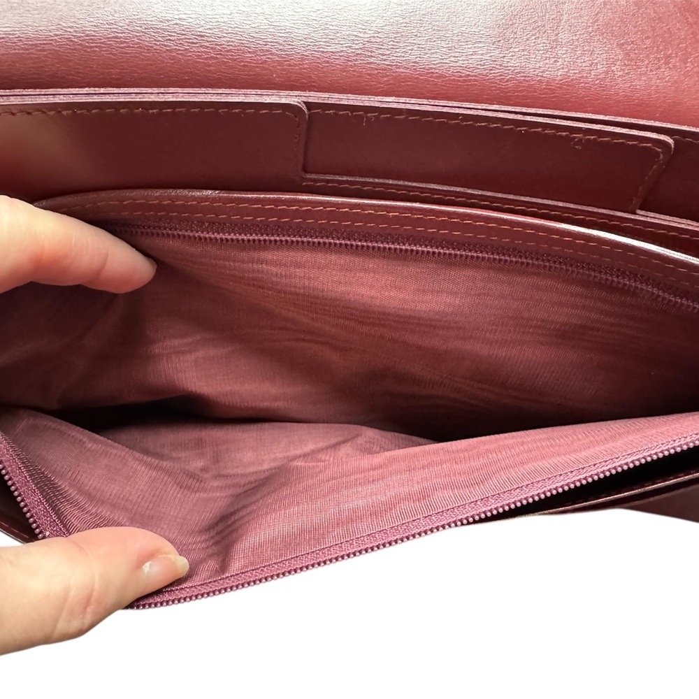 Cartier Must de Cartier Bodreaux Vintage Leather Clutch - Picture 8 of 9